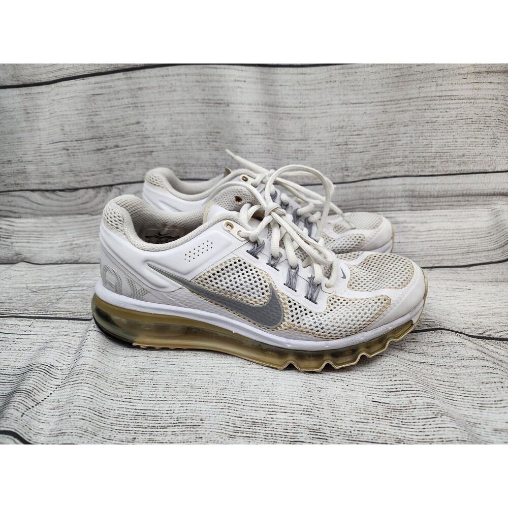 Nike Womens Air Max Plus 2013 555363-100 White Running Shoes Sneakers Size 7